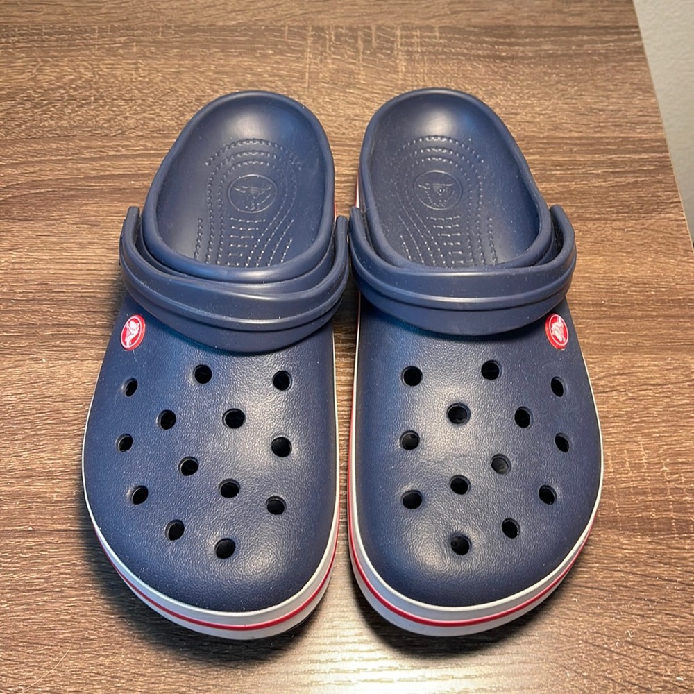 Crocs Blue Slides